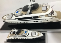 custom made model of 35m superyacht of type Dynamiq GTT115 Hybrid